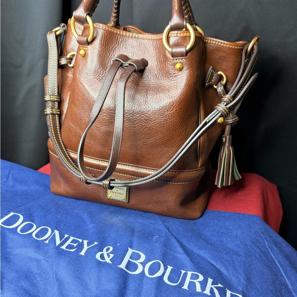 Dooney & Bourke Chestnut Buckley Leather Bag